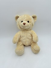 Animal Alley Bear Plush 2000 Brown Teddy Cream Satin Nose Toys R Us 15  
