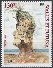 WALLIS FUTUNA 529 ** MNH  Ilot de Nuku Taakimoa roche sculptée 1999