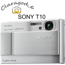 Sony Cyber-shot DSC-T10 Digital Camera 7.2MP 3x Optical Zoom - Silver
