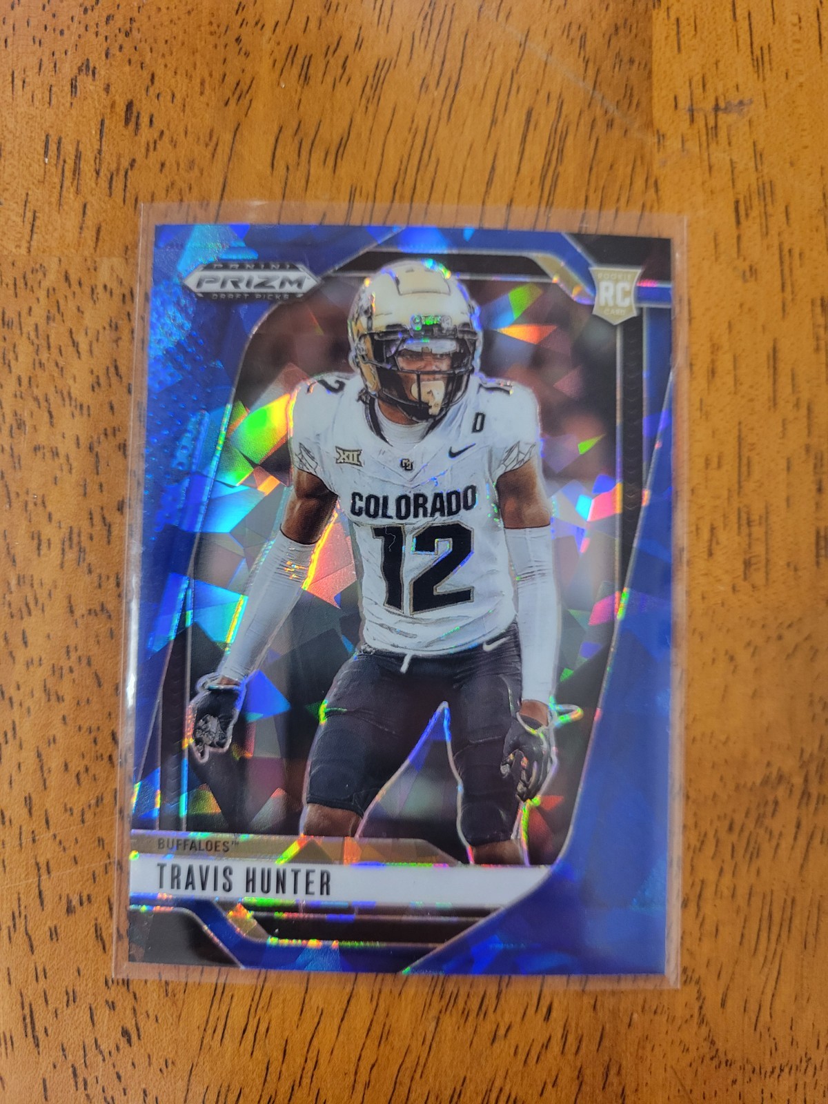 2025 Panini Prizm Draft Picks - Travis Hunter #20 Blue Ice Prizm /149 (RC)