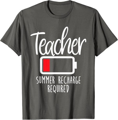Camiseta divertida para mujer Teacher Summer Requerido Último Día Escuela - Imagen 7 de 12
