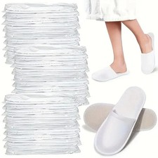 Disposable Slippers 20/50 Pairs, Slippers Hotel Spa Guests Travel Unisex