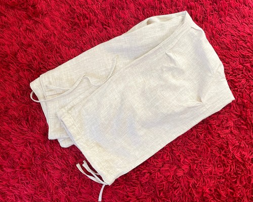M&S Linen Trousers size 14 Regular Beige (Oatmeal) - 第 5/8 張圖片