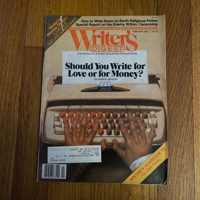 Writer's Digest February 1982 Religious Fiction Censorship Judson Jerome 