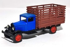 Ford T Modell LKW (blau rot) Gitteraufbau, Hersteller unbekannt ca 1:87 #LT1021