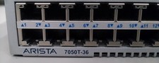 Arista DCS-7050T-36 32 Port x10GbE, 4x 10G SFP Switch - 2x 460W PSU - USED