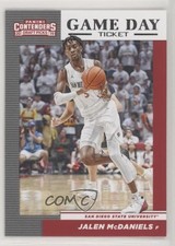 2019-20 Panini Contenders Draft Picks Game Day Tickets Jalen McDaniels #34 im4