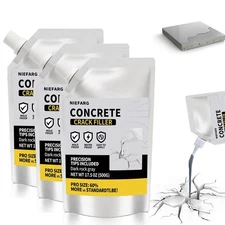 Concrete Crack Filler for Driveway, High Elasticity Cement Crack Filler, Self...