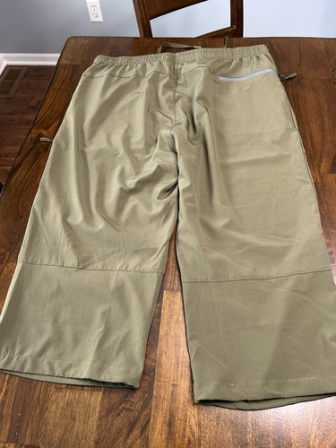 Pantaloni da trekking BVV donna Cargo Capris leggeri taglia 2XL verde oliva - Foto 5 di 5