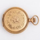Antique Elgin Pocket Watch. Grade 269 0 Size 7 Jewel  w/Nice Keystone GF Case!