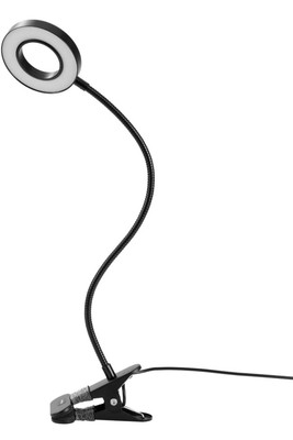 (E) LED Clip Schreibtischlampe neuer Blitz, 3 Farbmodi & 10 dimmbare Helligkeiten
