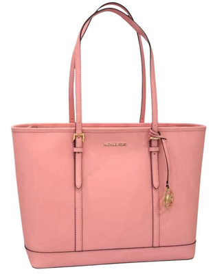 Michael Kors Jet Set Travel Large Top Zip Tote Shoulder Leather