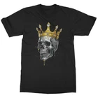 Skull King Crown Theme - Gold Throne Gift Unisex T-Shirt