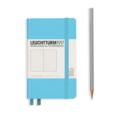 LEUCHTTURM1917 - Notebook Hardcover Pocket A6-187 Numbered Pages for Writing...
