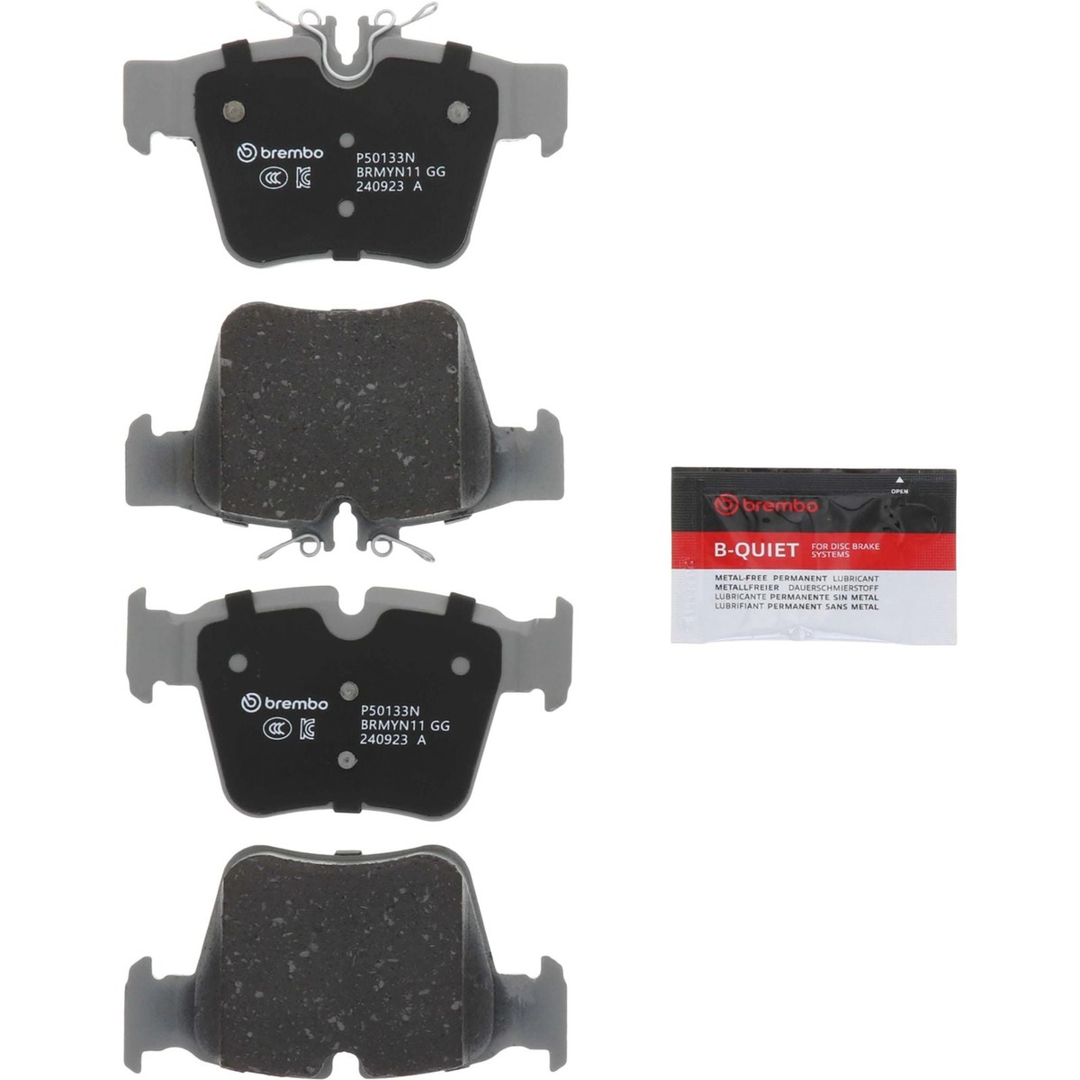 For 2016-21 GLC300 / 17-21 GLC43 AMG Brembo OE Rear Ceramic Brake