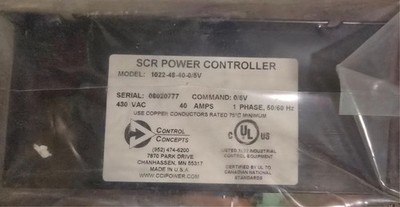 SCR POWER CONTROLLER 1022-48-40-0/5V