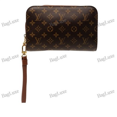 Louis Vuitton LV Monogram Orsay Pre-Loved Brown Bag