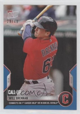 2022 Topps Now Call-Up Blue 29/49 Will Brennan #1004 1c7