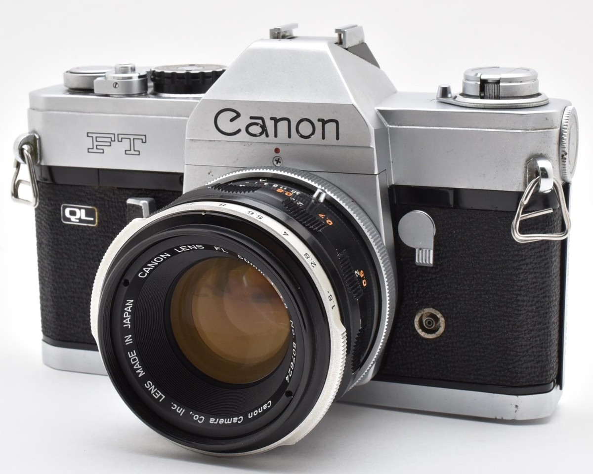 Exc+4] CANON FT QL Film Camera W/FL 50mm F1.8 Lens Kit Japan #M7
