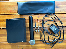 Shure BLX4R Wireless System Receiver w/ Wireless Handheld Mic, Black