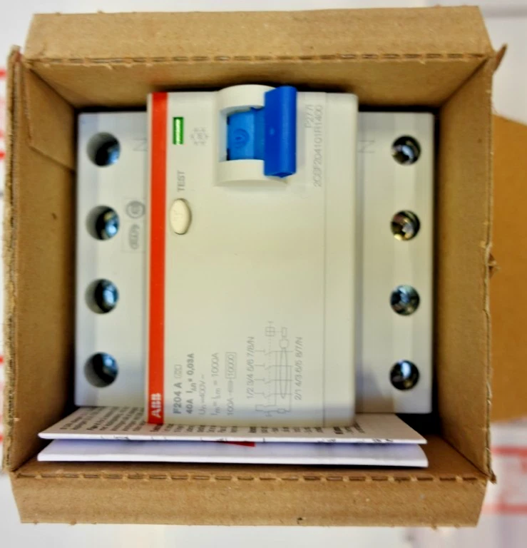 ABB F204 A-40/0.03 Residual Current Circuit Breaker (RCCB) - Photo 4/4