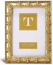 Set of 2 Golden Bee Photo Frames 4X6 and 5X7 Inches