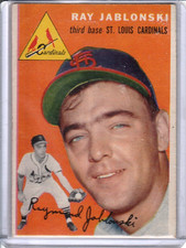 1954 Topps #26 Ray Jablonski  VG/VGEX