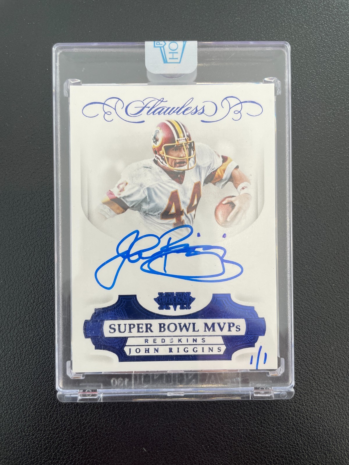 2018 Panini Flawless Football John Riggins Super Bowl MVPs Auto 1/1 BJWLC