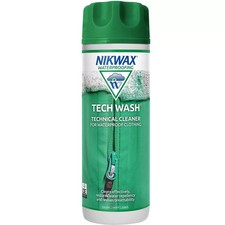 Nikwax Tech Wash 300ml bottle waterproof clothing cleaner 25.00 per litre