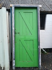 Exterior Framed Ledge And Brace Door