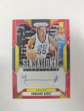 2025 Panini Prizm Armando Bacot Sensational Signatures Rookie Auto Jazz RC