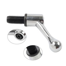 Table Lock Handle M12 Thread Set for Bridgeport Milling Machine Silver