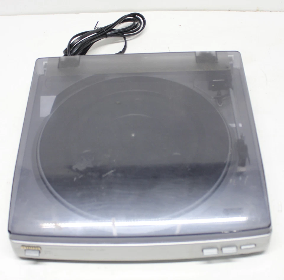 AIWA Stereo Full Automatic Turntable System PX -E860 2 Speed Gray Tested Works - Image 3 of 4