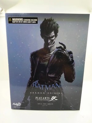 25cm DC Arkham Joker Play Arts Style Movable Figure Boxed Villain Toy