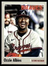 Ozzie Albies 2024 Topps Archives #143 Braves MLB READ FREE SHIPPING AutographDen