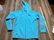 Columbia Sweatshirt, Youth Girls Size XL, Blue, Full Zip, Fleece, Pockets