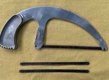 Sierra para carne Hornsby McKinley herramienta de aluminio hoja de 5"" muy limpia 2 hojas