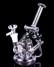 Bong Grueso Vidrio Tubo de Agua Microscopio Reciclador Bong Vórtice Bong Cool Bong *EE. UU.*