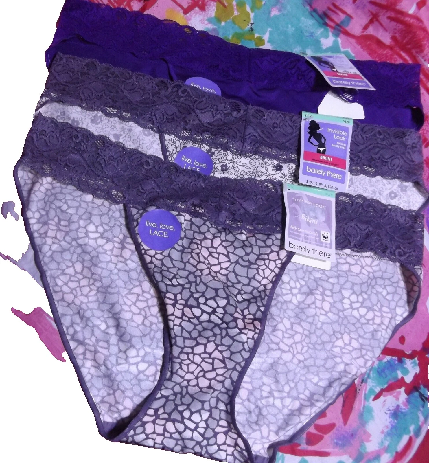 Nylon Regular Size Barely There Panties for Women