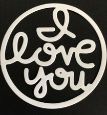 Paper Die Cuts Scrapbook Cards Embellishment Journal Invitation 2 Pieces 