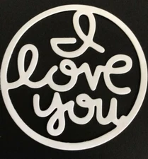 Paper Die Cuts Scrapbook Cards Embellishment Journal Invitation (2 Pieces)