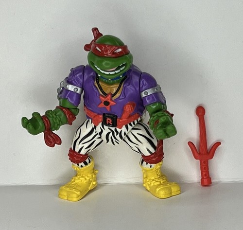 Vintage 1991 Playmates TMNT Heavy Metal Raphael Action Figure | eBay