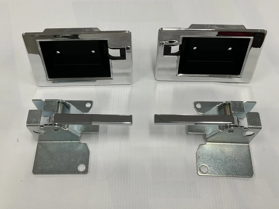 Chevrolet GMC C10 1981-87 Blazer Sub Interior Cromo Manijas de Puerta y Biseles Kit Foto 3 de 4