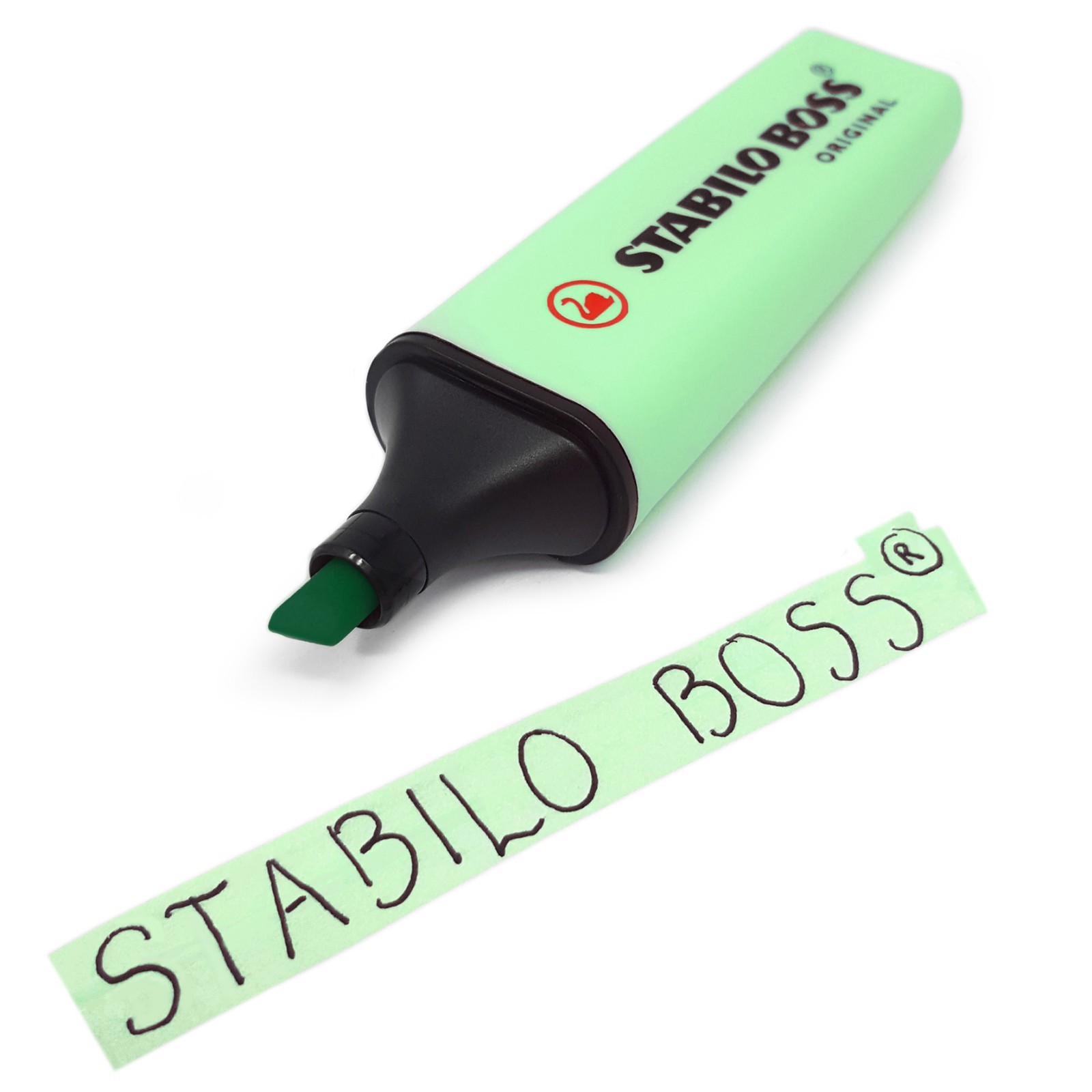 STABILO BOSS Original Pastel Highlighter Markers Peach, Yellow, Mint 3 Pack