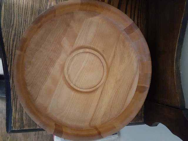 John Mcleod Signed Yellow Birchwood Salad Bowl The Vermont Bowl Company For Sale Online Ebay
