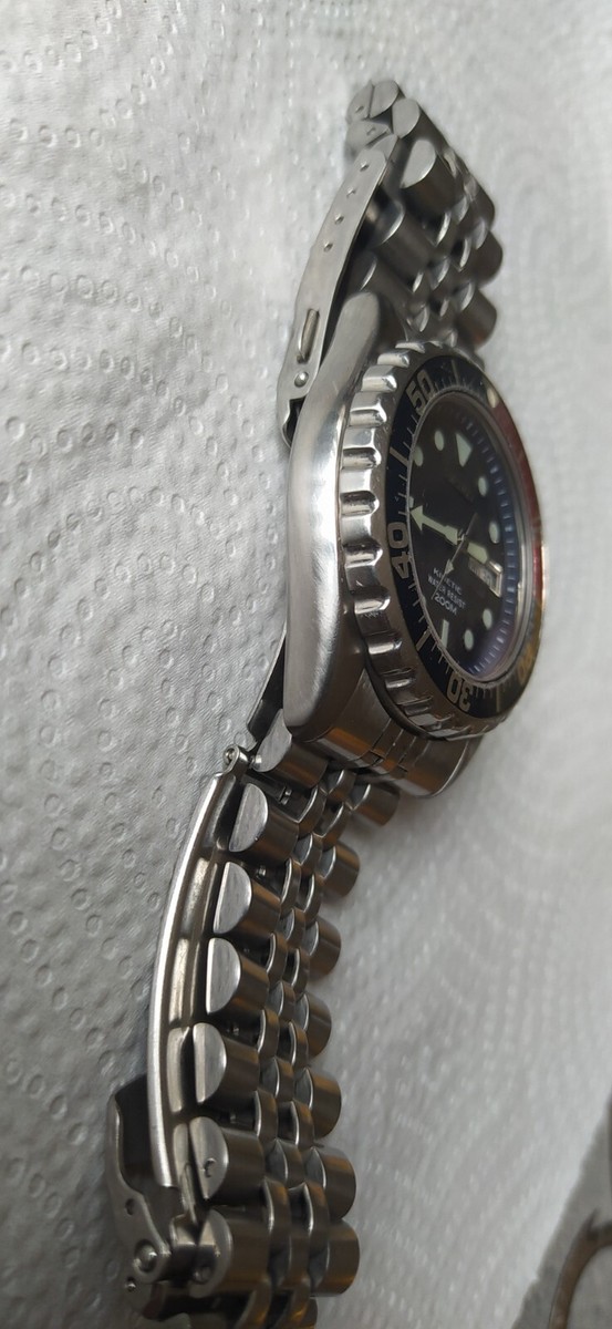 SEIKO KINETIC 5M63-0A10 200M Pepsi Diver +New battery bonus! | eBay