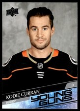2020-21 Upper Deck Young Guns Kodie Curran Rookie Anaheim Ducks #708 R80