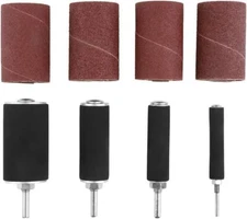 28pc 2" Long Sanding Drum & Sleeves Set Drill Press Spindle Sander Mandrel Rolls