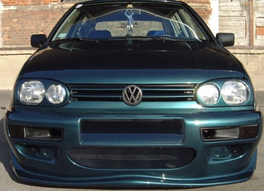 VW Vento Lufteinlass obere (neben Blinkleuchte) 2St Lufthuze schwarz GFK Golf 3 - Bild 4 von 4