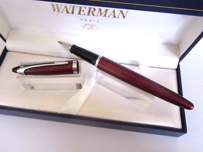 Stylo Roller/bille Waterman Modèle Captivant Prestige - Noir - Occasion Très Bon état